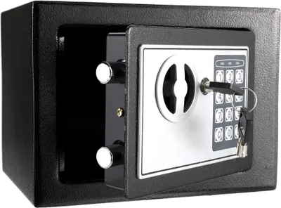 Obrázok produktu pre Elektronický digitálny zámok s klávesnicou, trezor, oceľová bezpečnostná schránka pre domácu kanceláriu