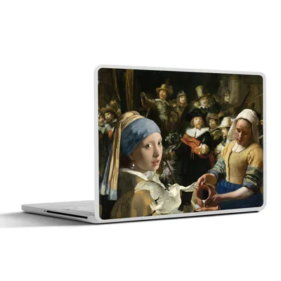 Produktbild von MuchoWow® Laptop Aufkleber Sticker Cover Kunst - Alte Meister - Collage 40x30 cm - Laptop Dekoration - Selbstklebend