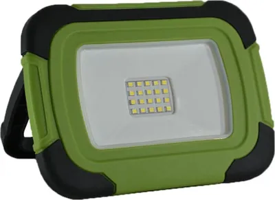 Obrázek produktu pro V-TAC LED reflektor VT-10-R, 10 W, 4000 K 700 lm, bateriový provoz, zelený/černý