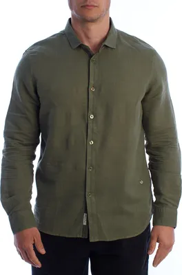 Immagine prodotto di inMyHood Camicia di lino a maniche lunghe da uomo HS24MCA01