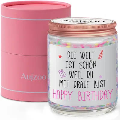 Productafbeelding van Verjaardagscadeau voor vrouwen, Happy Birthday-cadeau voor vriendin, cadeau-ideeën voor vrienden, zus, collega's, mama, papa, oma, opa, opa