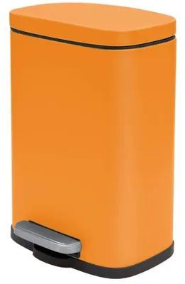 Produktbild von Spirella Treteimer Venedig - orange - 5L - Metall - 21 x 30 cm