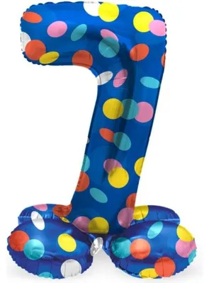 Immagine prodotto di Palloncino Foil Foil In Piedi 7 Punti 41 Cm