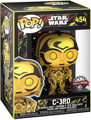 Zdjęcie produktu dla Funko Pop! Star Wars Retro C-3PO Figurki Winylowe - Edycja Ekskluzywna