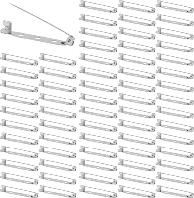 Immagine prodotto di Spille di sicurezza da 30 mm, 200 pezzi, color argento, con 2 fori, per abbigliamento
