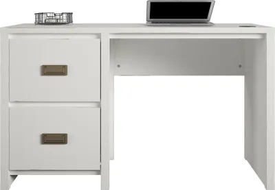 Produktbild von Stehpult mit 2 Schubladen aus MDF weiß
