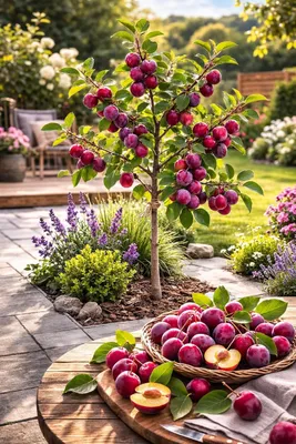 Produktbild von Pflaume ‘Königin Viktoria’ 100–120 cm selbstbestäubend Prunus domestica Victoria süßer Ertrag robuste Obstpflanze Gartenbaum