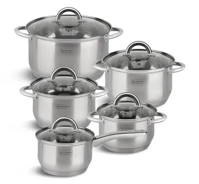 Obrázek produktu pro Edënbërg Classic Line - sada nádobí - nerezová ocel - 10 dílů - 5vrstvé dno