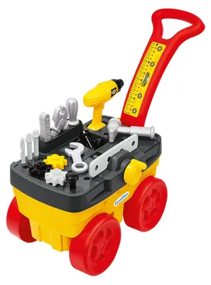 Image de Chariot à outils Ecoiffier Mecanics - 19 pièces