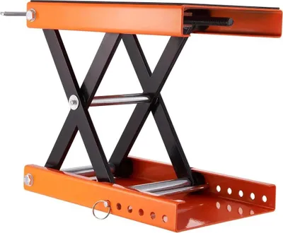Produktbild von Motorradheber - Scherenheber - 500 kg Tragkraft - Breite Plattform - Sicherungsstift - Stahl