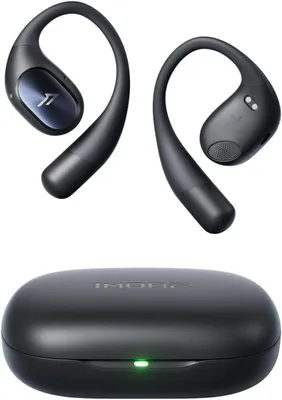 Produktbild von Open Ear Kopfhörer Bluetooth 5.3, Ultraleichte mit Ohrbügel, mit ENC Mikrofon, 38 Std. Spielzeit, IPX5, Druckvoller Bass, Ohrhörer für Sports/Fitness