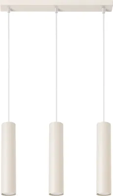 Produktbild von Pendelleuchte LAGOS 3L beige 3xGU10 10W Stahl 98x6x45cm Sollux Lighting