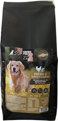 Produktbild von HAPPY FOR Dogs Premium Select Complete Huhn 1 x 3 kg
