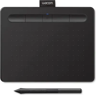 Zdjęcie produktu dla Wacom Intuos S, Przewodowy i Bezprzewodowy, 2540 lpi, 152 x 95 mm, USB/Bluetooth, 7 mm, Długopis