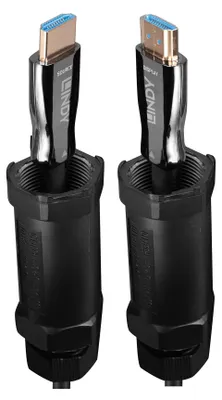 Produktbild von Lindy 38530, 30 m, HDMI Typ A (Standard), HDMI Typ A (Standard), 48 Gbit/s, Schwarz