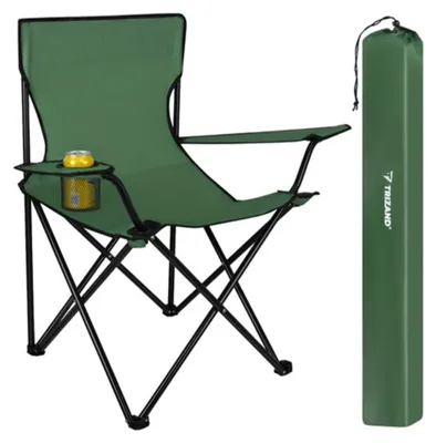 Productafbeelding van Trizand 23676 Opvouwbare vissers- en kampeerstoel, 100 kg, groen