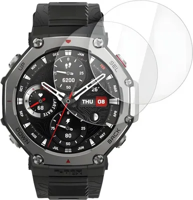 Immagine prodotto di Vetro temperato per Amazfit T-Rex 3 Pro 48 mm, Tech-Protect Glass Fit Plus, 2 pezzi