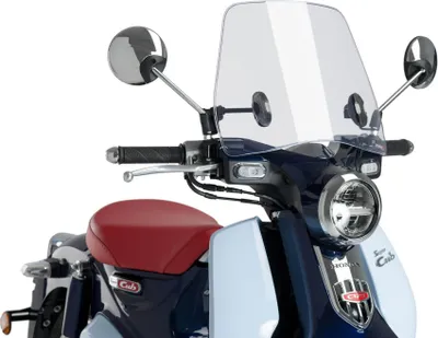 Produktbild von PUIG 3490W Rollerscheibe Trafic passend fuer HONDA SUPER CUB C125 Transparent