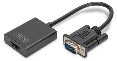 Productafbeelding van DIGITUS DA-70473 VGA naar HDMI converter met audio, Full HD, 15 cm