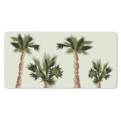 Produktbild von MuchoWow® Mauspad Mousepad Palme - Sommer - Tropisch 60x30 cm - Mousepads - Maus Mat - Pad - Mausunterlage - Nachhaltig