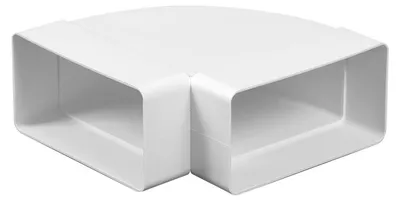 Produktbild von Awenta KP204-24 – Horizontaler 90°-Bogen für Flachkanal 60 x 204 mm