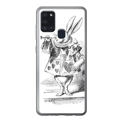 Produktbild von MuchoWow® Handyhülle Schutzhülle Hülle für Samsung Galaxy A21s Alice im Wunderland Silikon Softcase Handy Hülle - Hartschale