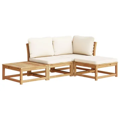 Produktbild von VidaXL 3214284, Cremefarben, Akazienholz, 110 kg, Erwachsene & Kinder, 630 mm, 630 mm