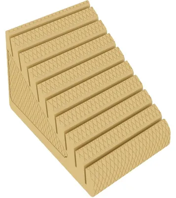 Imagen del producto de Soporte para tarjetas con compartimento para fichas, color dorado