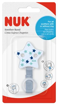 Immagine prodotto di Fascia per ciucci NUK 10256510 | per tutti i ciucci con e senza anello | 1 pezzo