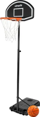 Zdjęcie produktu dla VirtuFit Regulowany stojak do koszykówki 170–215 cm z piłką