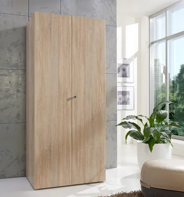 Produktbild von Schrank 2-türig Eiche MIAMI-43, B/H/T ca. 80/185/40 cm