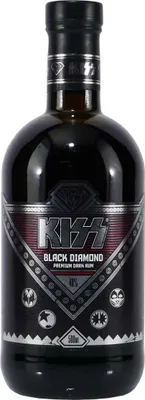 Produktbild von Kiss Black Diamond Rum 40% Vol. 0,5L