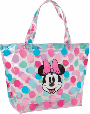 Produktbild von Einkaufstasche Minnie Mouse Beach Bunt Durchsichtig 54 x 35 x 17 cm