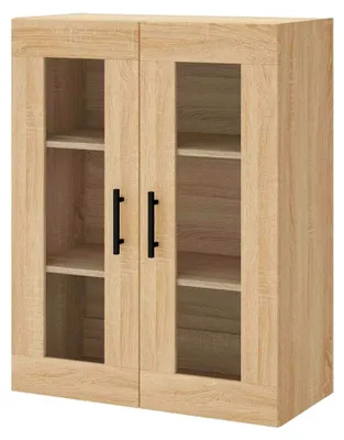 Produktbild von Hängeschrank für Badezimmer, Hängeschrank Eiche Sonoma, 69,5 x 34 x 90 cm