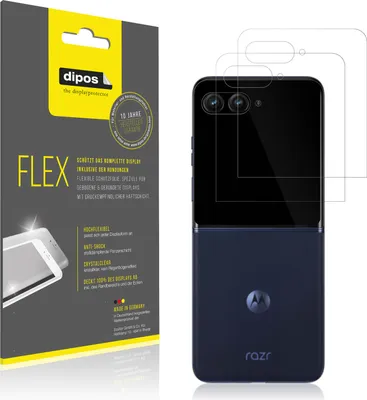 Zdjęcie produktu dla 2x dipos Flex Motorola razr50 Ultra Aussenseite