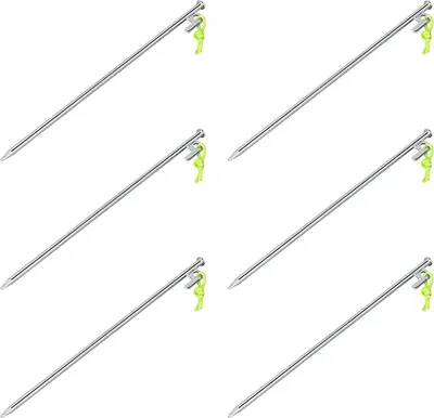 Produktbild von 6x Felsbodenhering 40cm P-Haken Ø9mm