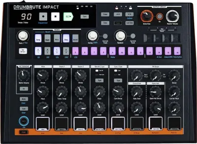 Obrázek produktu pro Arturia DrumBrute Impact, USB Typ B, 3,5 mm, AC, 12 V, 1 A, 320 mm