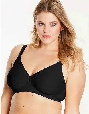 Produktbild von Triumph Damen Bügelloser BH Modern Soft+Baumwolle - BLACK - Größe 85D