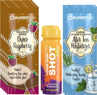 Obrázek produktu pro Supertan Choco Raspberry 5x 15ml Strong Bronzer +
