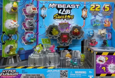 Obrázok produktu pre Moose Toys MrBeast Lab Swarms Hyper Fusion Chaos XL pack, 5 rok / roky, Viacfarebný