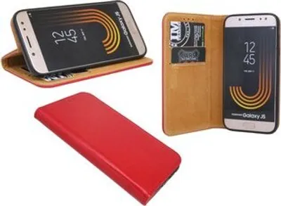 Produktbild von Elegante ECHT LEDER Buch-Tasche Hülle für das  in Rot Wallet Book-Style Cover Schale @ cofi1453® iPhone 11 Pro
