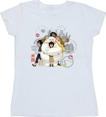 Produktbild von Disney - "Big Hero 6" T-Shirt für Damen BI13244 (M) (Weiß)