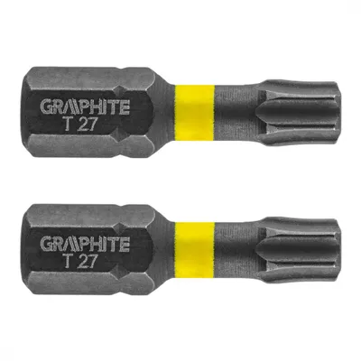Obrázek produktu pro GRAPHITE Rázové bity TX27 x 25 mm, 2 ks.