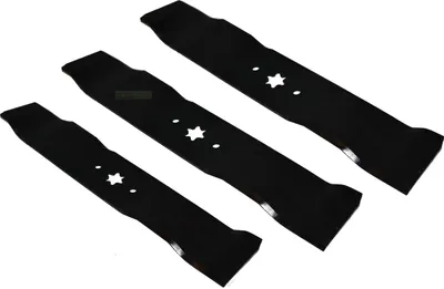 Obrázok produktu pre 2 x 41 CM, 1 x 38 CM nôž SATZ pre trávnikový traktor MTD G200/185 742-0611 742-0612
