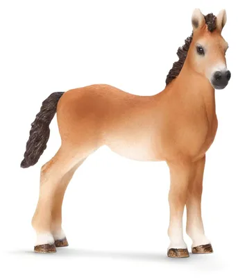 Imagen del producto de Schleich, Potro Tennessee Walker, Colección "Vida en la Granja", Color marrón y blanco, Apto para ambos sexos, 9,5 cm de alto, 3,5 cm de ancho, 10 cm de largo, 1 unidad
