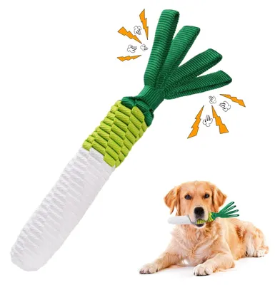 Productafbeelding van Interactief Wortelvormig Trekspel voor Honden met Kraakpapier