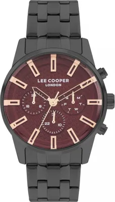 Produktbild von Herrenuhr LEE COOPER LC07879.080 in Rot als modisches Geschenk.