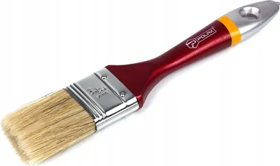 Produktbild von Flacher Pinsel EURO, Naturborsten, 3,8 cm, Polax