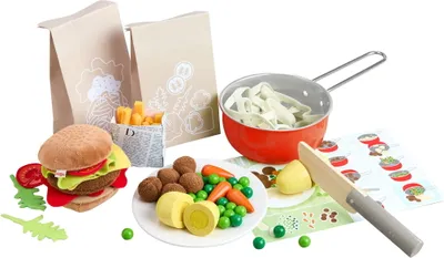 Obrázok produktu pre HABA Play World Kitchen Kreatívna hra Burgery a zelenina 2012310001