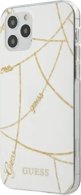 Immagine prodotto di Guess Guhcp12Lpcuchwh Iphone12 Pro Max 6,7 Biały/Bianco Custodia rigida Collezione Catena d'oro